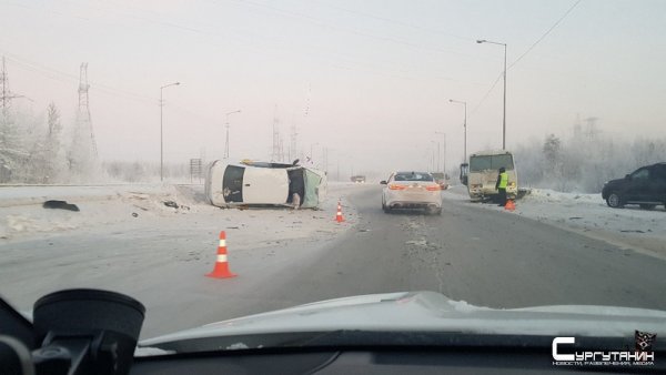 Сургутское такси чуть не убило пассажиров автобусов