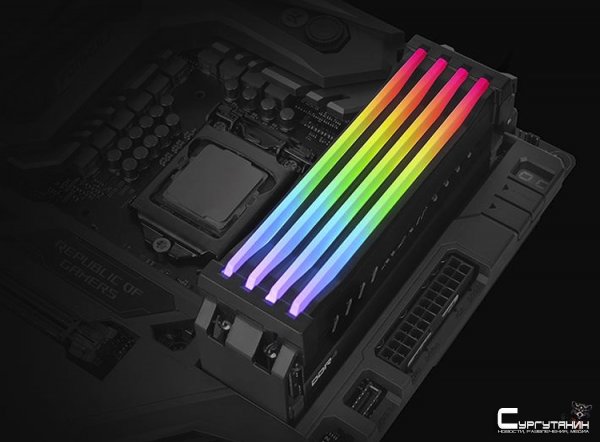 Thermaltake Pacific R1 Plus: подсветка для модулей оперативной памяти