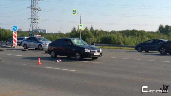В Сургуте на нерегулируемом пешеходном переходе сбили женщину