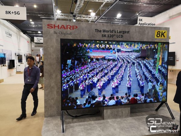 Гигантские телевизоры Sharp и METZ формата 8K
