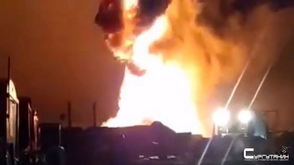На месторождении в Югре произошел пожар во время буровых работ
