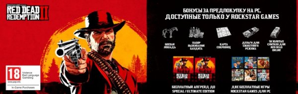 Системные требования и цена Red Dead Redemption 2 на PC