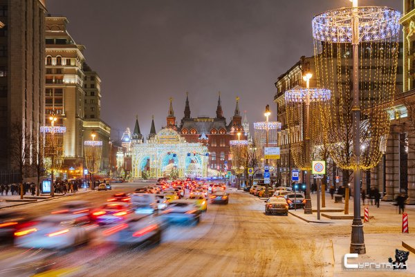 Центральные улицы Москвы собрались перекрывать 25 декабря из-за кремлёвской ёлки