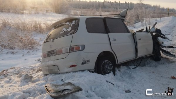 В Югре при столкновении с КамАЗом погиб водитель легковушки