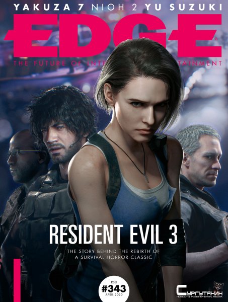 Главная героиня Resident Evil 3 Джилл Валентайн украсила обложку нового номера EDGE