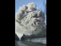 В Подмосковье произошел крупный пожар на складе
