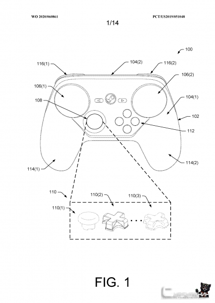 Сборный геймпад: подробности патента нового Steam Controller