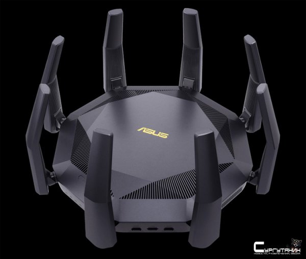 Игровой роутер ASUS RT-AX89X стандарта Wi-Fi 6 наделён двумя портами 10GbE