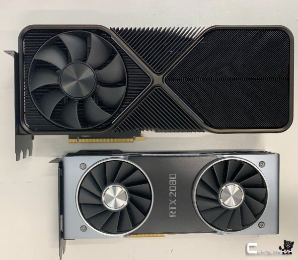 Флагманская игровая видеокарта NVIDIA GeForce RTX 3090 предстала на фотографиях — новинка имеет гигантские размеры