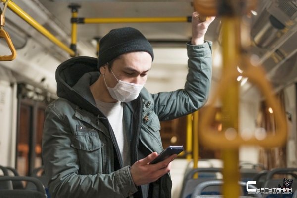 Все должны быть в масках! Полиция и администрация Сургута проверили пассажиров автобусов на наличие масок