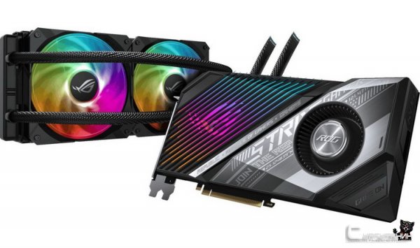 ASUS представила огромные собственные версии Radeon RX 6800 и RX 6800 XT, в том числе с жидкостным охлаждением