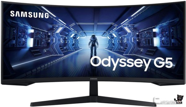 Игровой монитор Samsung Odyssey C34G55T получил вогнутый экран формата UWQHD