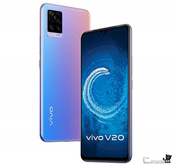 Вышел смартфон Vivo V20 (2021) с чипом Snapdragon 730G и 44-Мп селфи-камерой