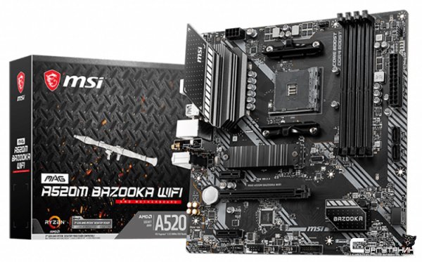 MSI выпустила платы MAG A520M Bazooka WiFi и MAG B550M Vector WiFi для процессоров AMD