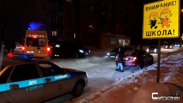 В Сургуте автомобиль сбил 8-летнюю девочку