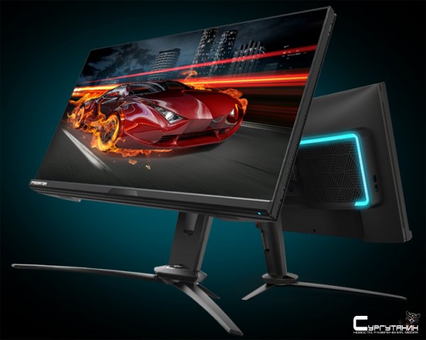 Представлен игровой монитор Acer Predator с частотой обновления 360 Гц и временем отклика 0,3 мс