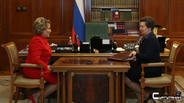 Наталья Комарова встретилась в председателем СФ Валентиной Матвиенко