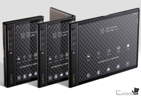 Смартфон Vertu Ayxta Fold 5G с большим гибким дисплеем оценён в $7000