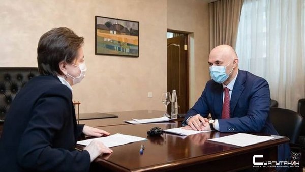 Наталья Комарова и Андрей Филатов обсудили будущее Сургута