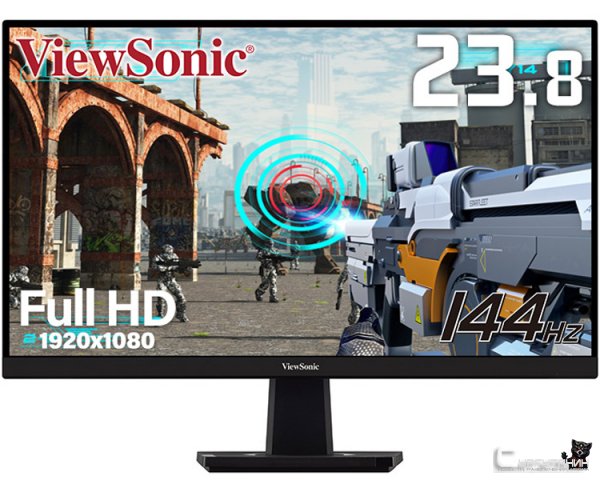 Новый 24" игровой монитор ViewSonic обладает поддержкой AMD FreeSync Premium