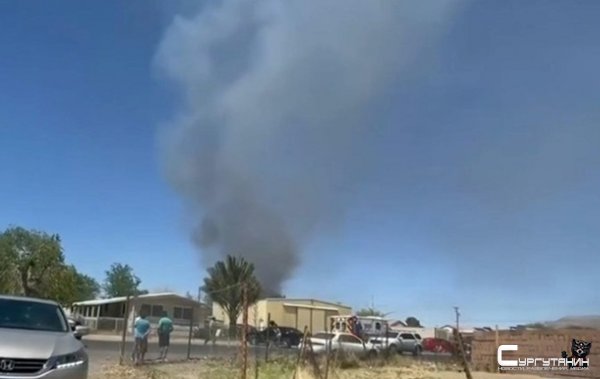 В Лас-Вегасе истребитель разбился после взлета с базы ВВС