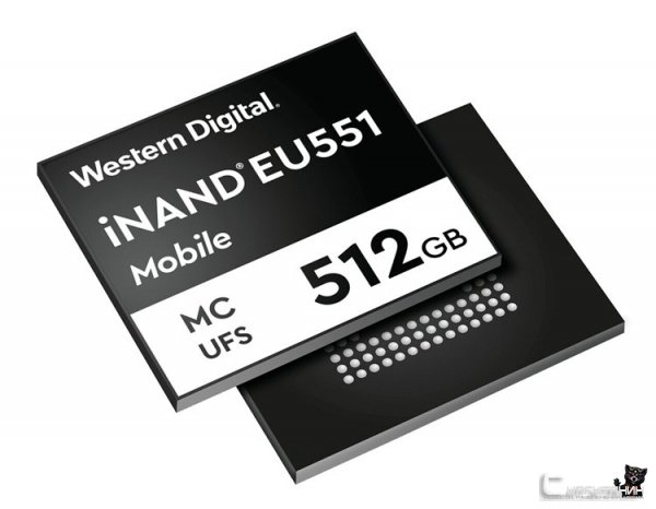 Western Digital представила чипы флеш-памяти iNAND MC EU551 для 5G-смартфонов