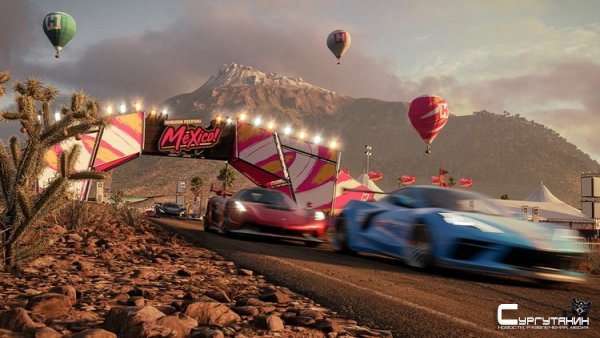 В Forza Horizon 5 шторм и песчаная буря могут быть одновременно на разных концах карты