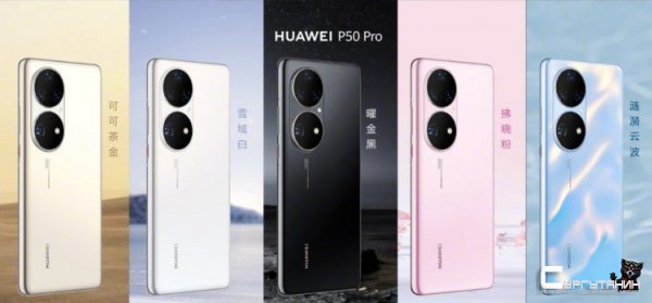 Huawei представила флагманы P50 и P50 Pro: Snapdragon 888, HarmonyOS и отсутствие сервисов Google