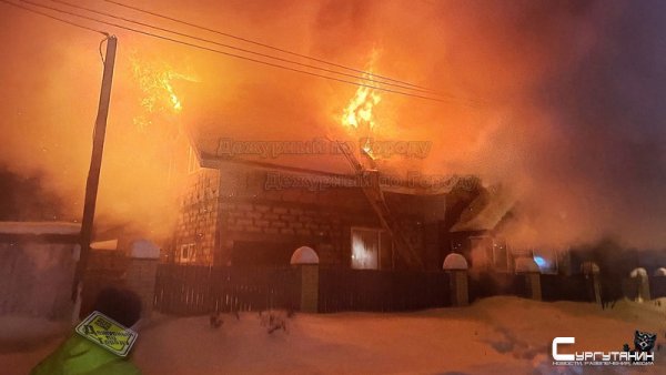 В Югре сосед спас соседа, вытащив его из горящего дома