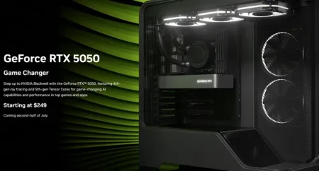 Nvidia представила GeForce RTX 5050 — самую доступную видеокарту на архитектуре Blackwell