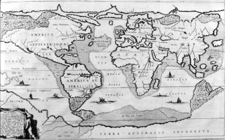 Карта Афанасия Кирхера 1675 года: география мира после Потопа и загадки затонувших земель