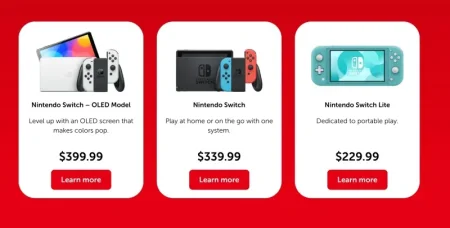 Nintendo подняла цены на старые модели Switch в США — «из-за рыночных условий»