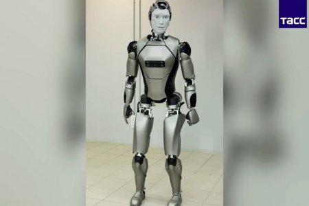 Первый российский человекоподобный робот с искусственным интеллектом — Aidol — дебютировал с падением, но впечатлил возможностями