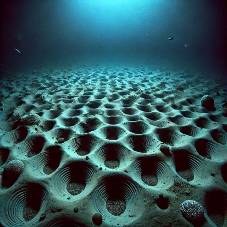 Геометрия бездны: тайна идеально выстроенных отверстий на дне Атлантического океана